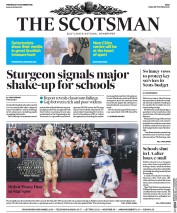 The Scotsman (UK) Newspaper Front Page for 16 December 2015