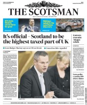 The Scotsman (UK) Newspaper Front Page for 16 December 2016