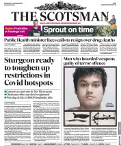 The Scotsman (UK) Newspaper Front Page for 16 December 2020