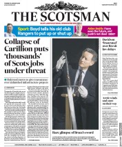 The Scotsman (UK) Newspaper Front Page for 16 January 2018