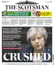 The Scotsman (UK) Newspaper Front Page for 16 January 2019