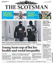 The Scotsman (UK) Newspaper Front Page for 16 March 2016