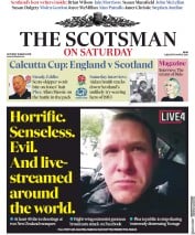 The Scotsman (UK) Newspaper Front Page for 16 March 2019