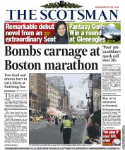The Scotsman (UK) Newspaper Front Page for 16 April 2013