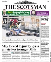 The Scotsman (UK) Newspaper Front Page for 16 April 2018