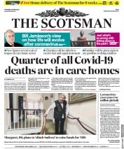 The Scotsman (UK) Newspaper Front Page for 16 April 2020