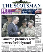 The Scotsman (UK) Newspaper Front Page for 16 May 2014