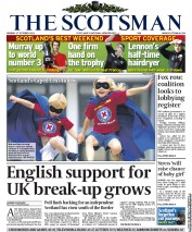 The Scotsman (UK) Newspaper Front Page for 17 October 2011