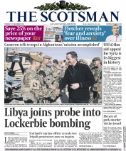 The Scotsman (UK) Newspaper Front Page for 17 December 2013