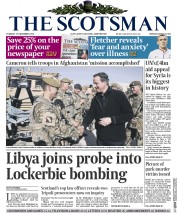 The Scotsman Newspaper Front Page (UK) for 17 December 2013