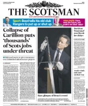 The Scotsman (UK) Newspaper Front Page for 17 January 2018