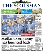 The Scotsman (UK) Newspaper Front Page for 17 July 2014