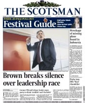 The Scotsman (UK) Newspaper Front Page for 17 August 2015