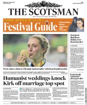 The Scotsman (UK) Newspaper Front Page for 17 August 2016