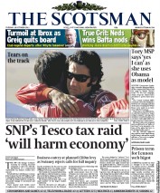 The Scotsman (UK) Newspaper Front Page for 18 October 2011