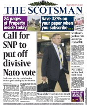 The Scotsman Newspaper Front Page (UK) for 18 October 2012