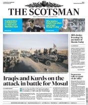 The Scotsman (UK) Newspaper Front Page for 18 October 2016