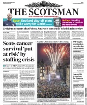 The Scotsman (UK) Newspaper Front Page for 18 November 2019
