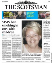 The Scotsman (UK) Newspaper Front Page for 18 December 2015