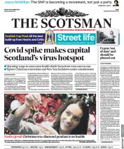 The Scotsman (UK) Newspaper Front Page for 18 December 2020
