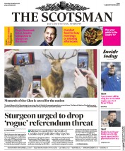 The Scotsman (UK) Newspaper Front Page for 18 March 2017