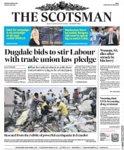 The Scotsman (UK) Newspaper Front Page for 18 April 2016