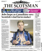 The Scotsman (UK) Newspaper Front Page for 18 April 2018