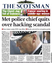 The Scotsman Newspaper Front Page (UK) for 18 July 2011