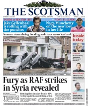The Scotsman (UK) Newspaper Front Page for 18 July 2015