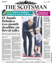 The Scotsman (UK) Newspaper Front Page for 18 July 2017
