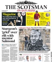 The Scotsman (UK) Newspaper Front Page for 18 July 2020