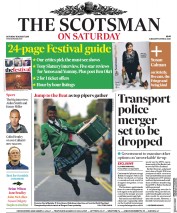 The Scotsman (UK) Newspaper Front Page for 18 August 2018