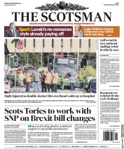The Scotsman (UK) Newspaper Front Page for 18 September 2017