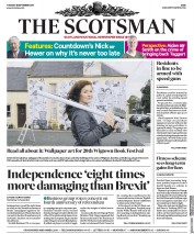 The Scotsman (UK) Newspaper Front Page for 18 September 2018