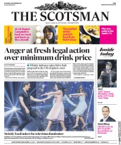 The Scotsman (UK) Newspaper Front Page for 19 November 2016