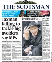 The Scotsman Newspaper Front Page (UK) for 19 December 2013