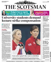 The Scotsman (UK) Newspaper Front Page for 19 February 2018