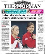 The Scotsman (UK) Newspaper Front Page for 19 February 2018