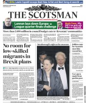 The Scotsman (UK) Newspaper Front Page for 19 February 2020