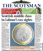 The Scotsman Newspaper Front Page (UK) for 19 March 2014