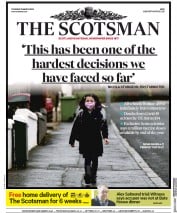 The Scotsman (UK) Newspaper Front Page for 19 March 2020
