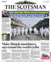 The Scotsman (UK) Newspaper Front Page for 19 April 2019
