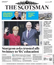 The Scotsman (UK) Newspaper Front Page for 19 May 2016