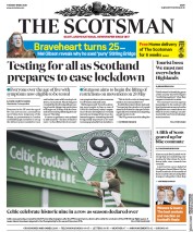 The Scotsman (UK) Newspaper Front Page for 19 May 2020