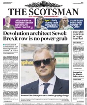 The Scotsman (UK) Newspaper Front Page for 19 June 2018
