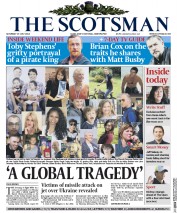 The Scotsman (UK) Newspaper Front Page for 19 July 2014
