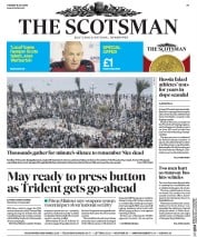 The Scotsman (UK) Newspaper Front Page for 19 July 2016