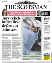 The Scotsman (UK) Newspaper Front Page for 19 July 2019