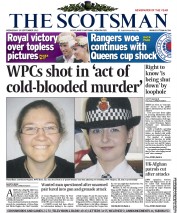 The Scotsman (UK) Newspaper Front Page for 19 September 2012