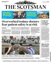 The Scotsman (UK) Newspaper Front Page for 1 December 2016